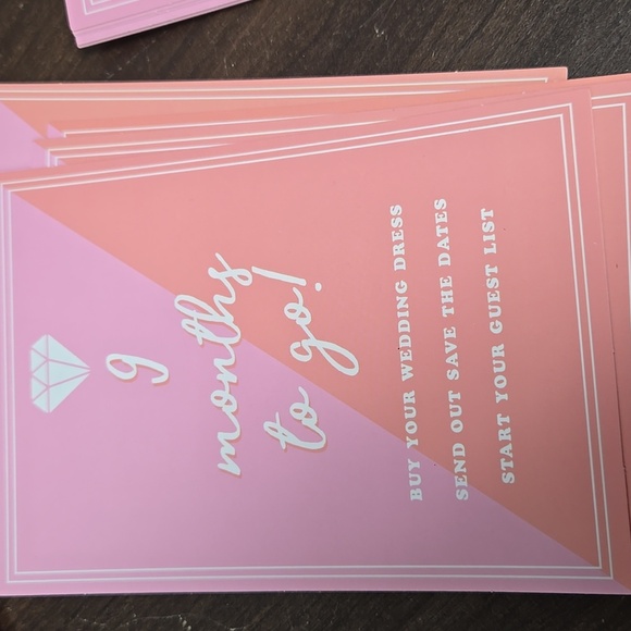 Wedding Countdown Card To-Do List Set - Picture 6 of 8